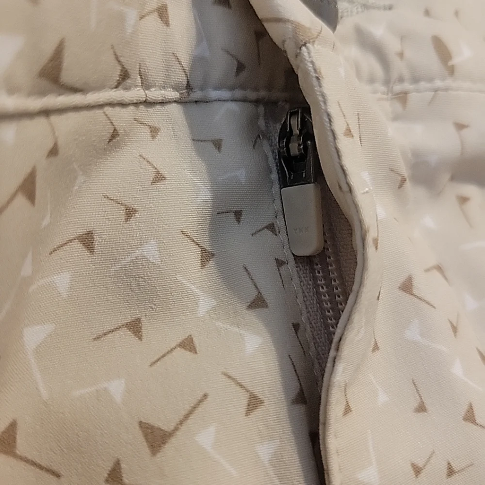 NWT Adidas Ultimate Golf‎ Shorts Mens 40 Biege Brown Chino Allover All Print